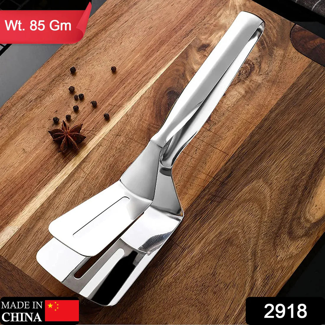 Stainless Steel Flip & Grip Tongs
