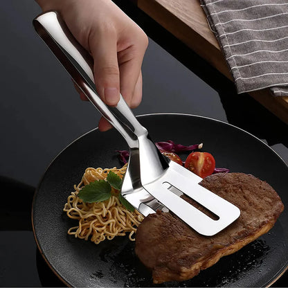 Stainless Steel Flip & Grip Tongs