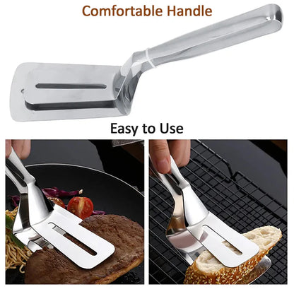 Stainless Steel Flip & Grip Tongs