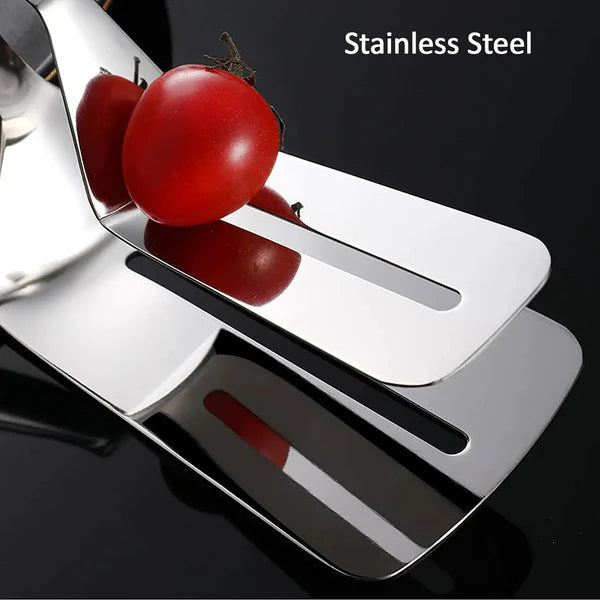 Stainless Steel Flip & Grip Tongs